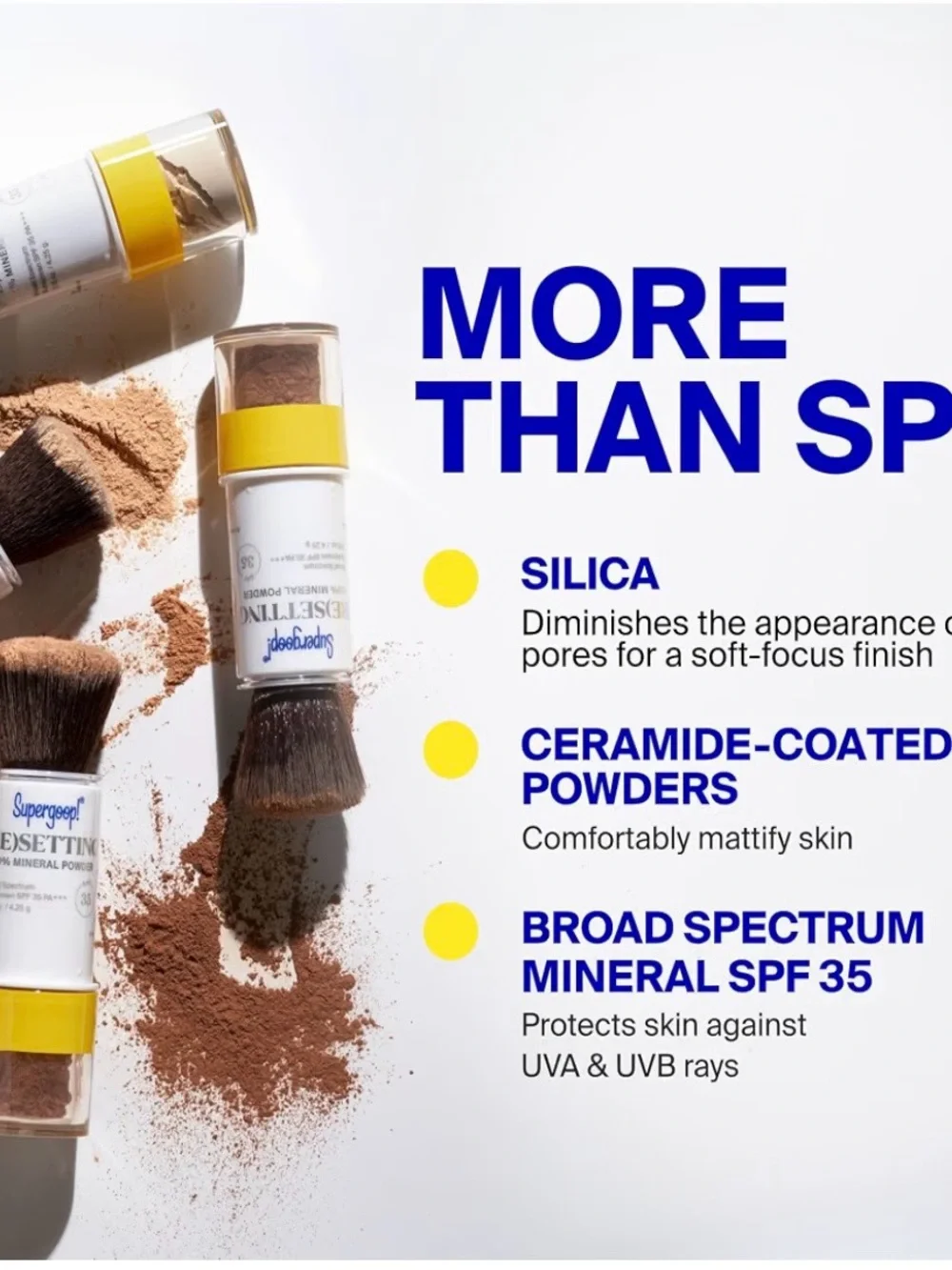 Supergoop! (Re)setting Face Powder with Brush